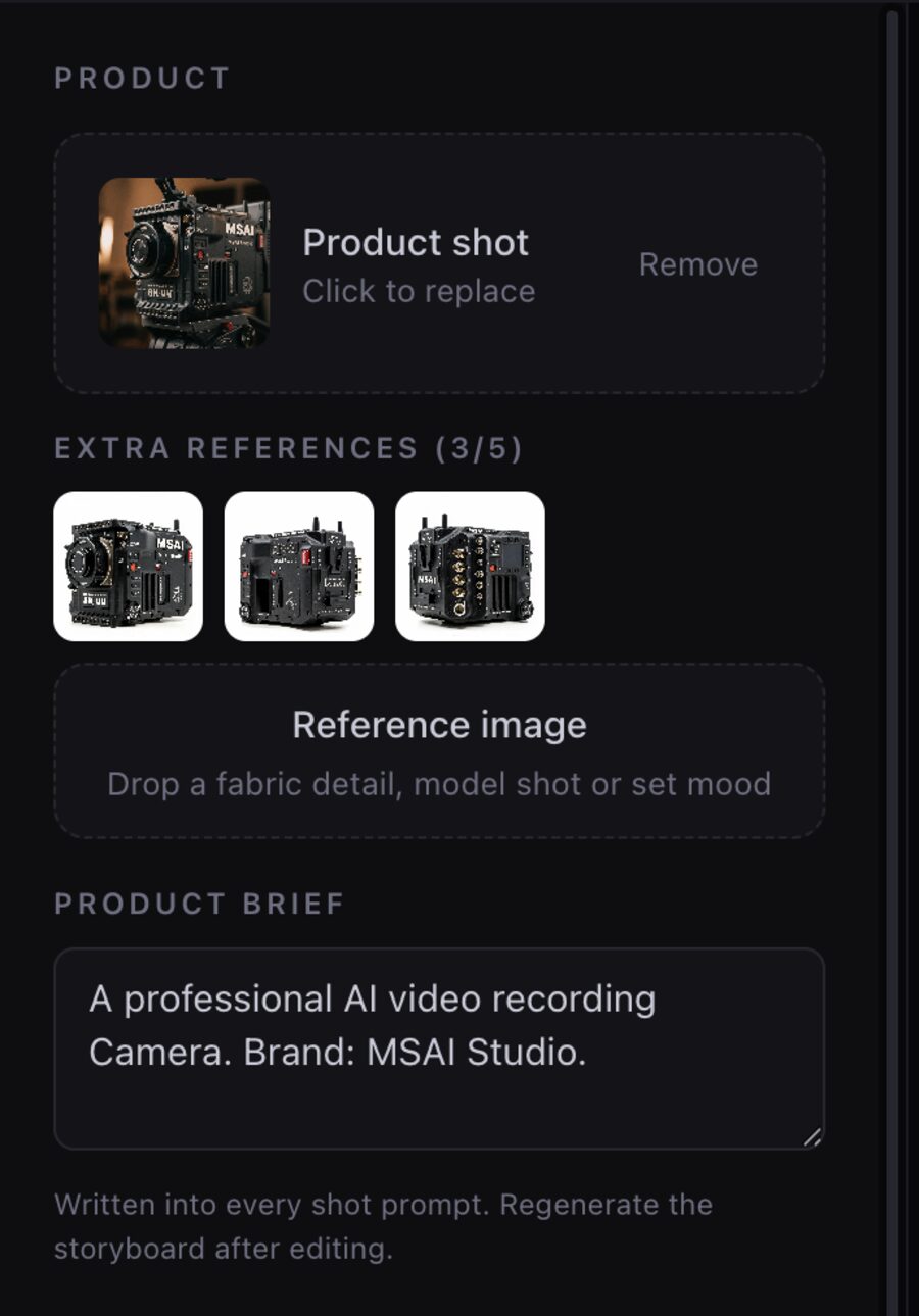 Product panel